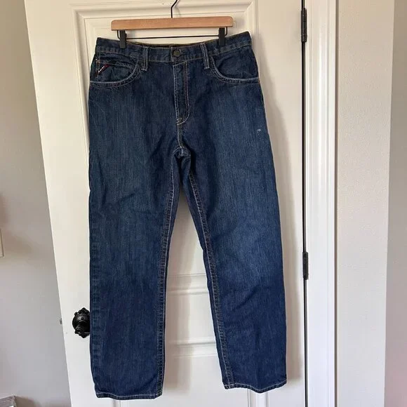 Ariat FR Jeans Mens 36 x 34 M3 Loose Straight Fire Flame Resistant Work Denim - Picture 3 of 10